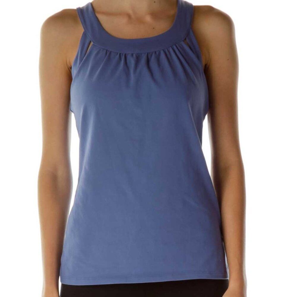 Athleta Cornflower/Light Blue Second Glance Tank Top Size XXS